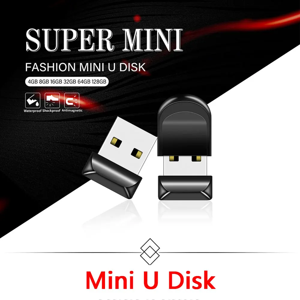 Mini clé USB haute vitesse, clé USB, clé USB, 64 Go, 128 Go, 512 Go, 4 Go, 8 Go, 16 Go, 32 Go, 256 Go, cadeaux d'affaires