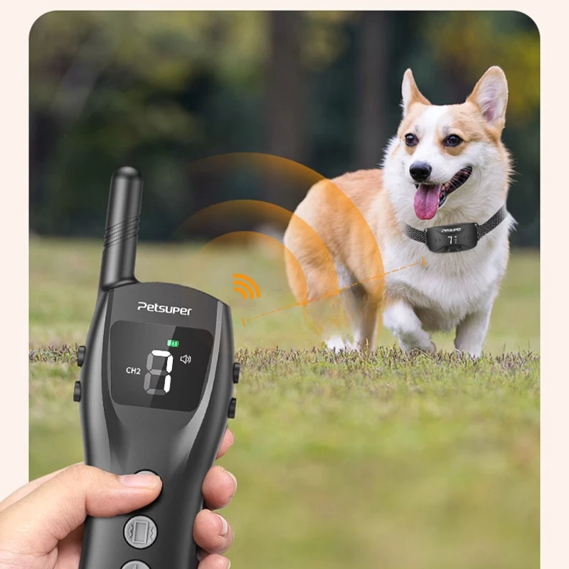 with Anti Barking God Tool Electric Shock Collar Training Remote Control Static Dog Stopper Does Not Hurt Dogs