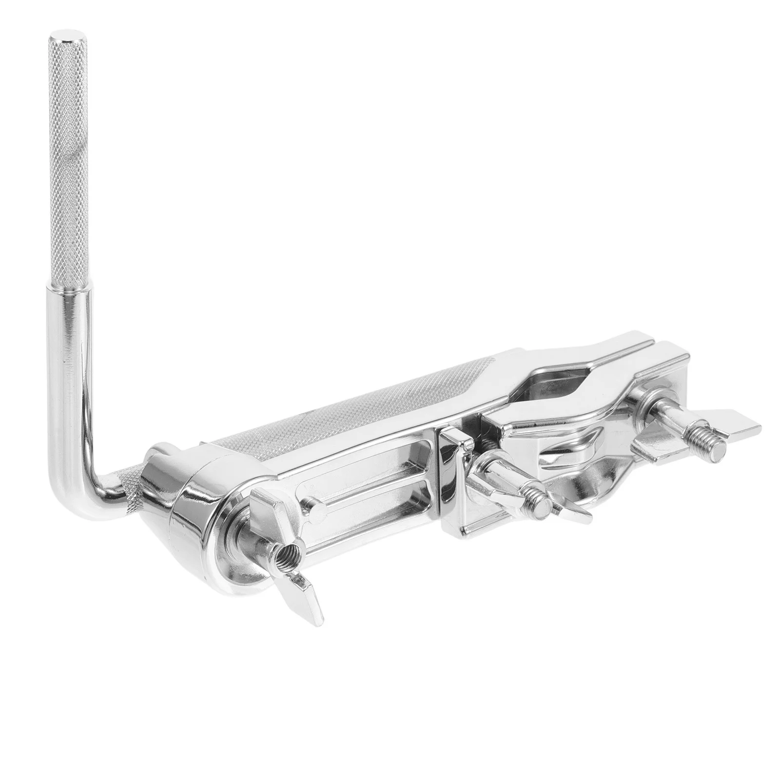 Soporte de tambor, soporte de montaje de pierna, extensión de soporte de cencerro para accesorios de estante de tambor, juego de tambor, Kit de Metal