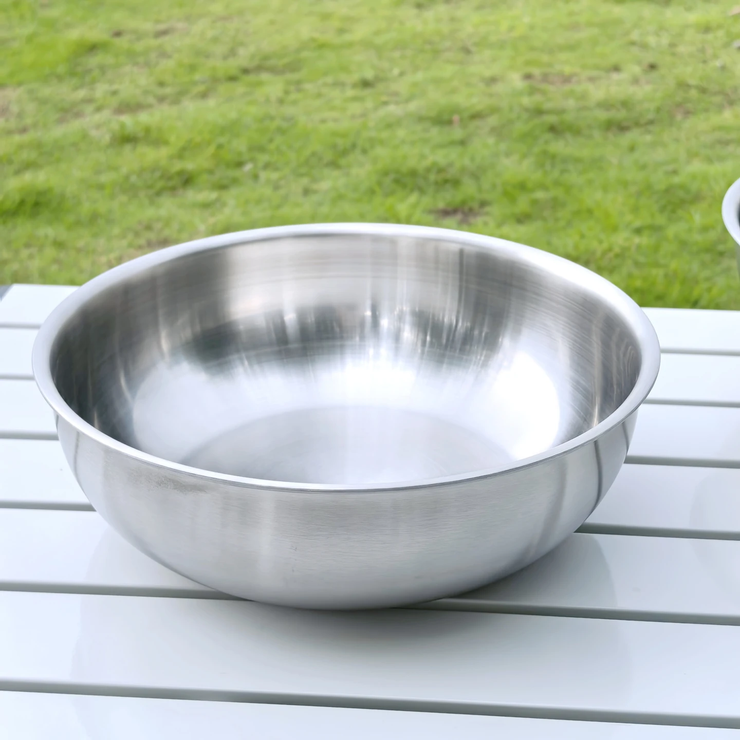 

Weilei 80 Stainl Steel Soup Basin Mixing Basin Vegetable Waing Basin Hot Pot Basin 24-28cm round ape Kitchenware