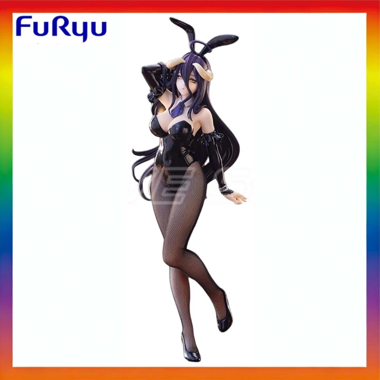 

In Stock Original FuRyu BiCute Bunnies Doll OVERLORD Albedo Anime Figure Model Gift Collection Ornaments