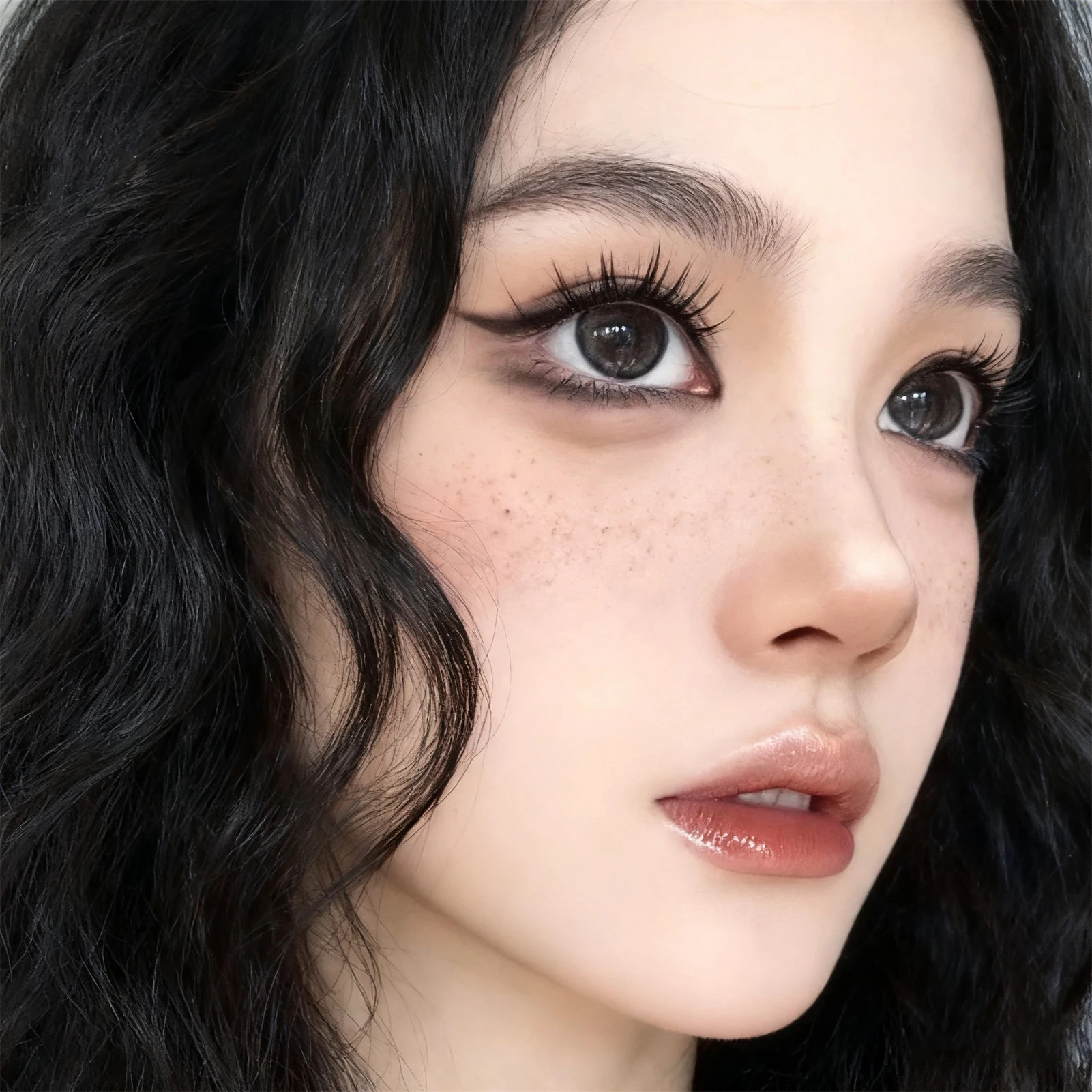 Manga cílios tira completa cílios postiços preto volume fãs cluster cílios para mulheres maquiagem diária profissional tiras de cílios