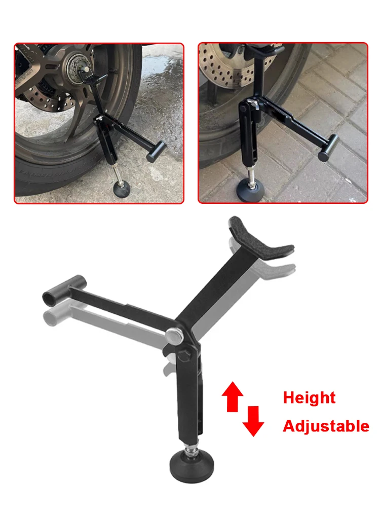 AliExpress ANLUSON Energy Saving Stable Swingarm Lift Foldable for Dirt Bike Portable Lifting Frame Motorcycle Wheel Support Side Stand Paddock