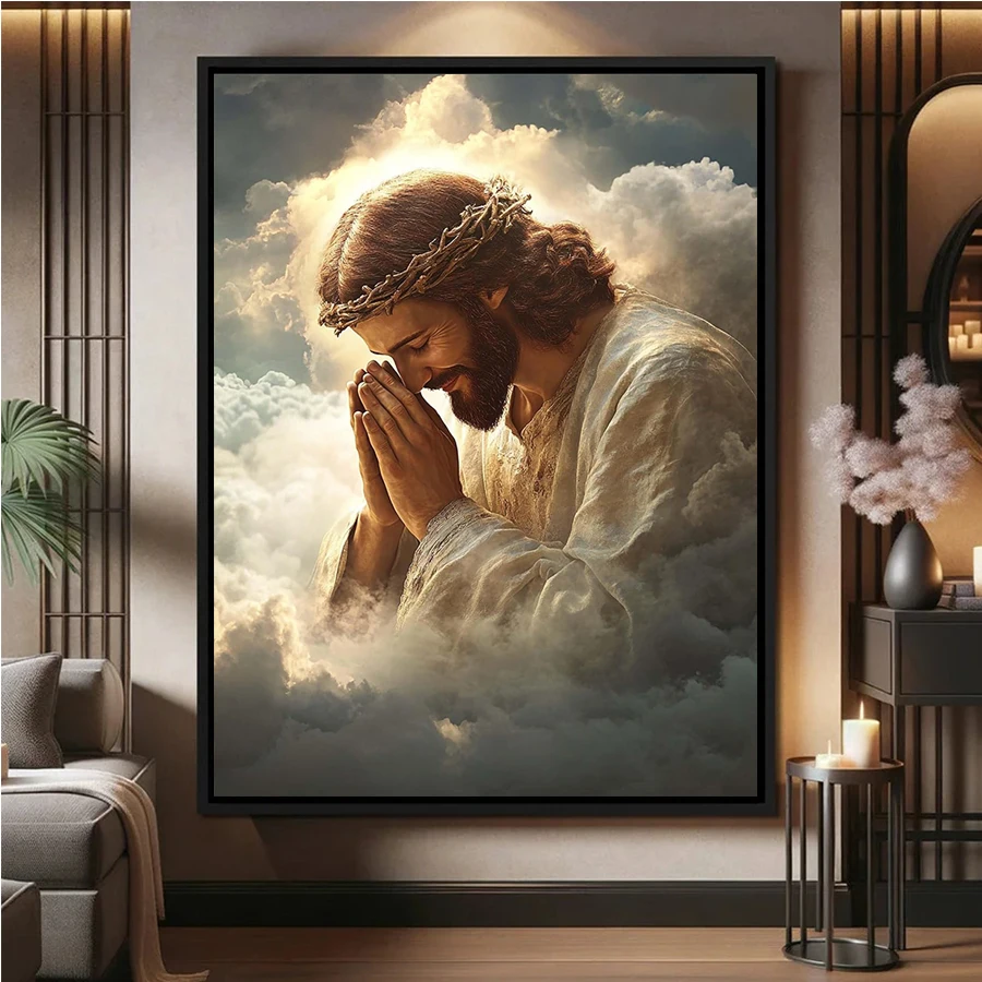 5D DIY Diamond Embroidery Picture Christ Jesus Prayer Diamond Painting Kit New Cross Stitch Mosaic Wall Art