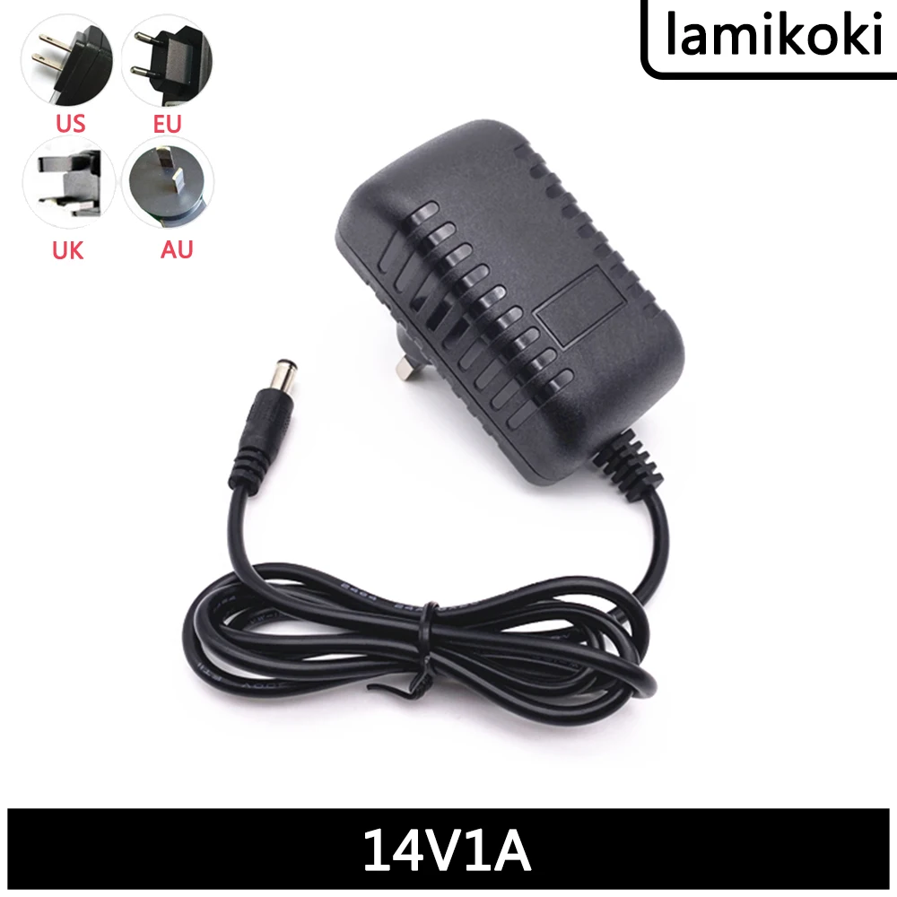 UK British Standard 14V 1A Power Adapter 14V 1000mA Hong Kong Style Macau Singapore British Standard Fire Bull