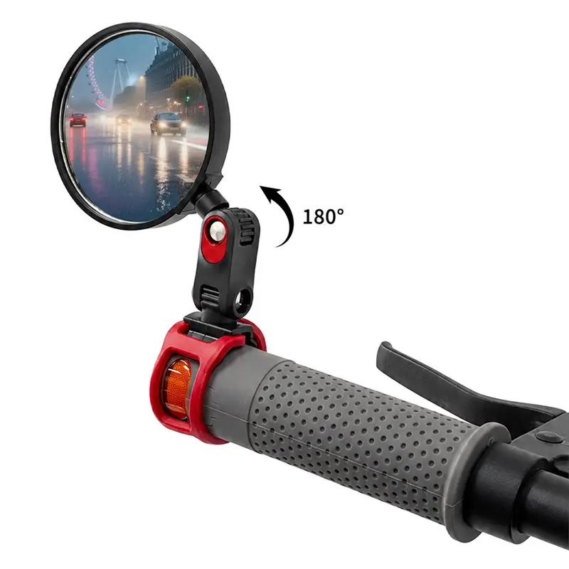 CGDS-Bicycle Scooter Universal 360-Degree Wide-Angle Convex Mirror For ZT3/G3/G2/E3 F3 Accessories
