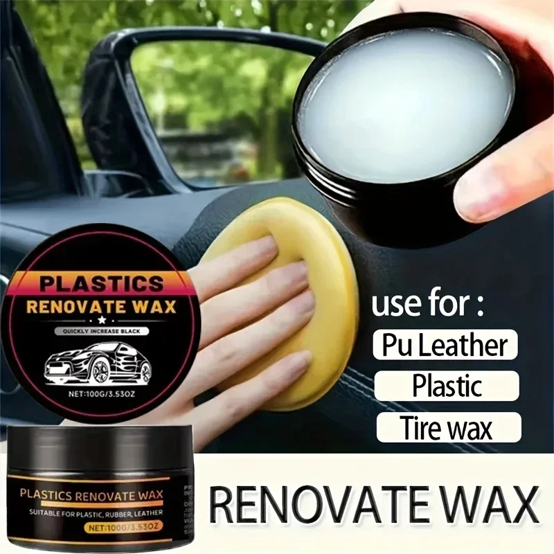 Oily leather moisturizer, cleaner, leather maintenance wax, interior decoration cream, car leather seat maintenance