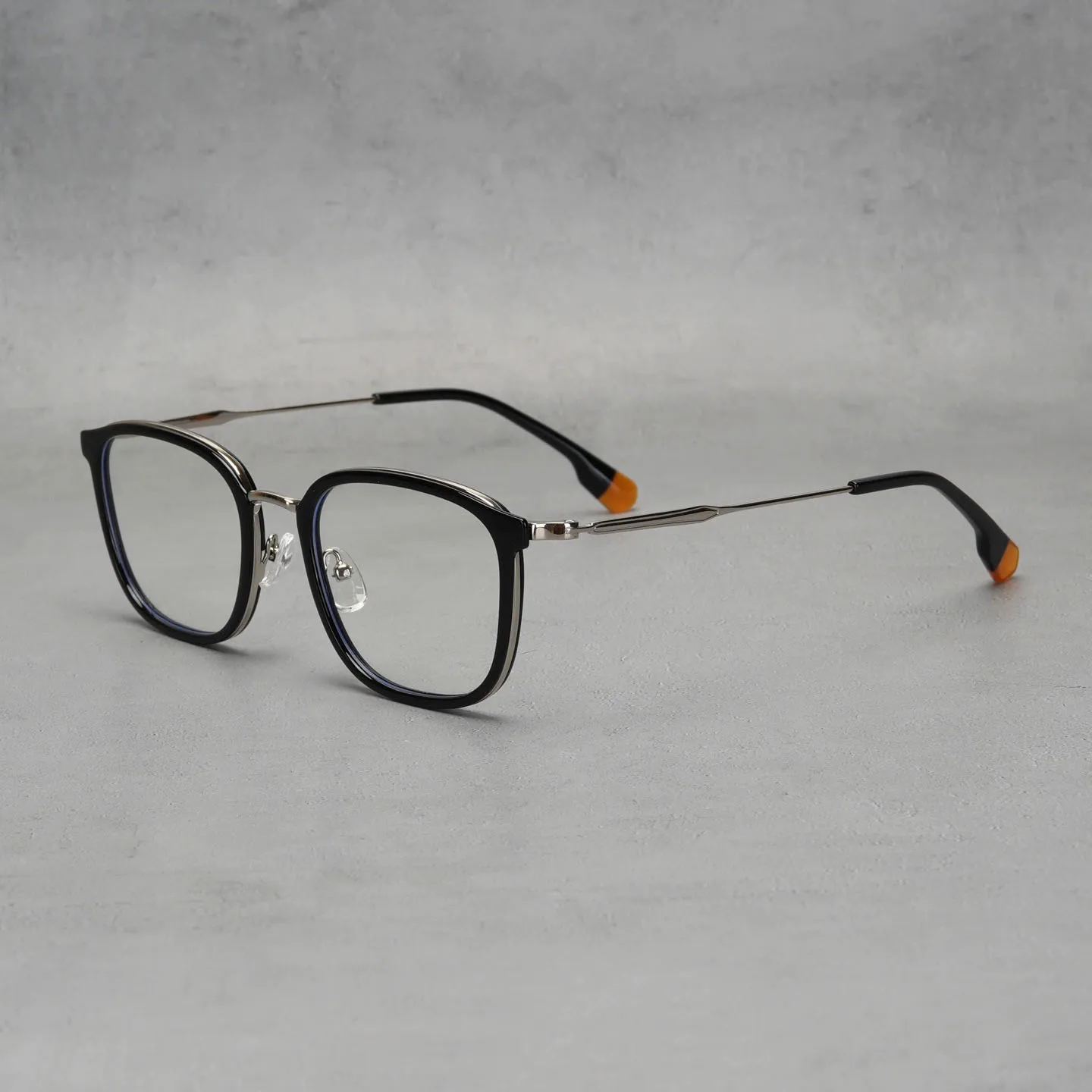 

Square Myopia Glasses Men Women Vintage Metal Oversized Prescription Eyeglasses Frame Anti Blue Light Reading Glasses for Men