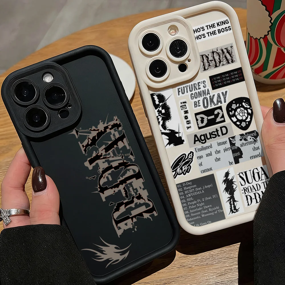 Hot Rapper S-Suga D-DAY Phone Case For Samsung Galaxy A17 A07 A26 A16 A35 A55 A25 A05s A15 A54 A34 A36 A24 4G 5G Soft Back Cover