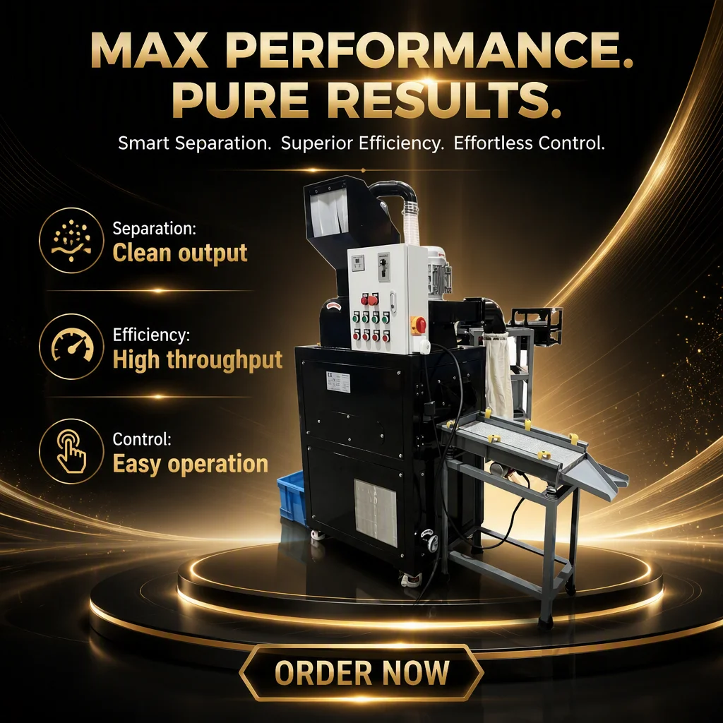 Copper Aluminum Cable Recycling Machine Motor-Driven Granulator High Productivity Automatic Scrap Wire Shredder CE Certified