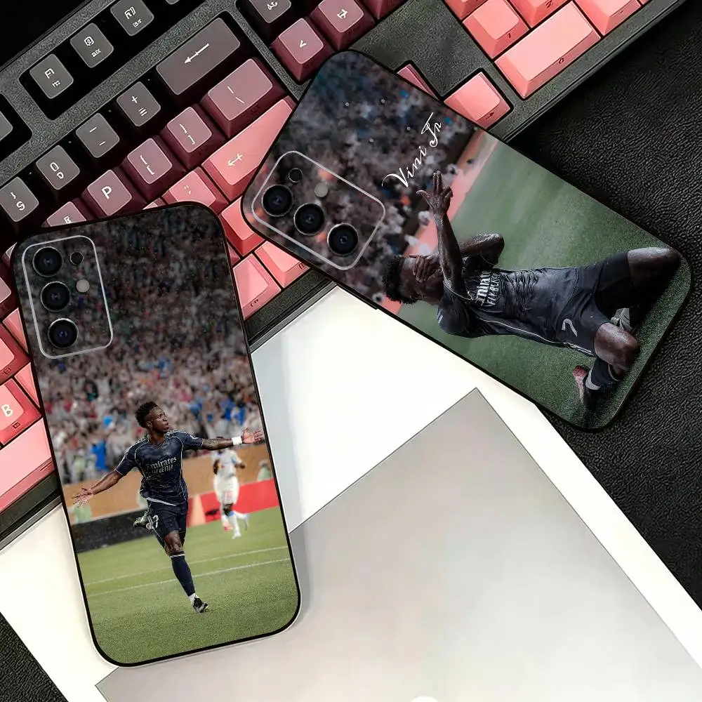 football star V-Vini Jr  Phone Case For Samsung S26,25,24,21,22,21,20,10,9,8,7,6,Ultra,Plus,Fe, Lite Black Cover