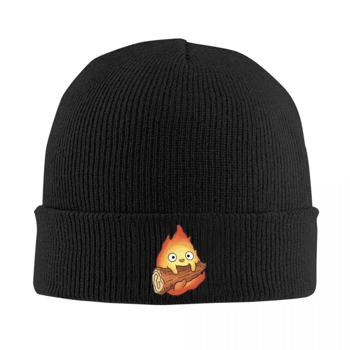 

Warm Knitted Yarn Hat Calcifer Lightweight and Stylish Beanie for Outdoor Activities and Everyday Wear