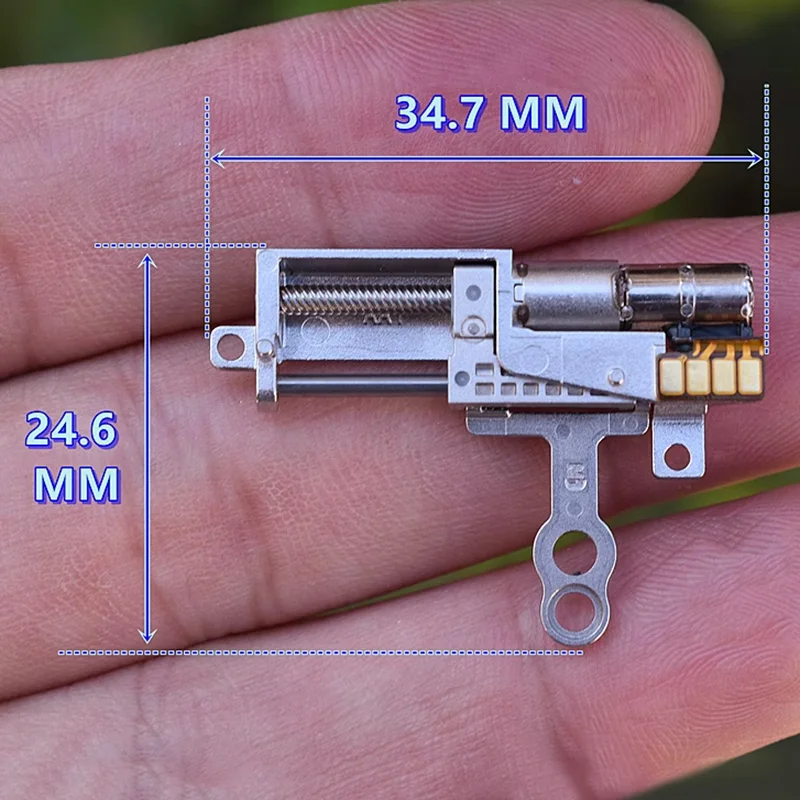 Micro-Kleine 5Mm Precisie Planetaire Versnellingsbak Tandwielstappenmotor 2-fase 4-draads Stappenmotor Lineaire Schroef Metalen Schuif Bewegende Moer