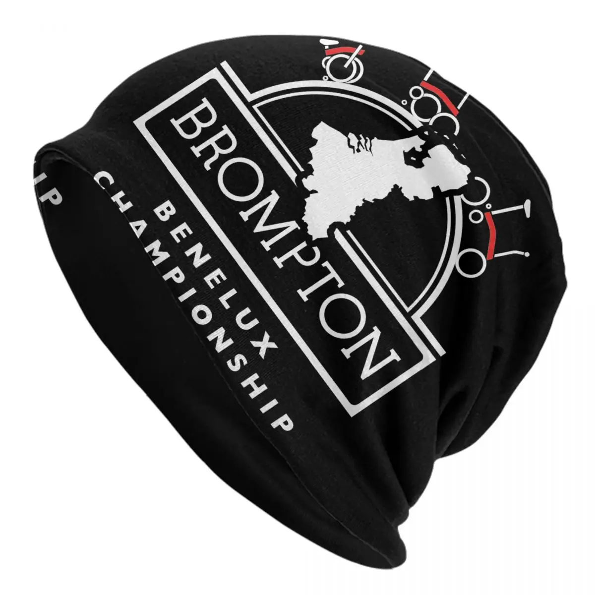 Custom Bromptons bicicletta pieghevole Logo Skullies berretti berretti uomo donna Unisex Outdoor inverno caldo cappello lavorato a maglia cappelli