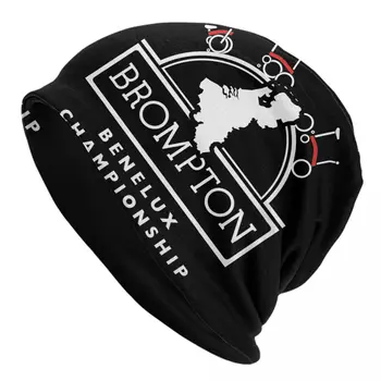 Personalizado bromptons dobrável bicicleta logotipo crânios gorros bonés das mulheres dos homens unisex ao ar livre inverno quente malha chapéu adulto bonnet chapéus