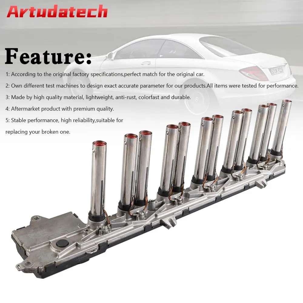 

Artudatech Right Coil Pack Spark Plug Connectors Ignition A2751500480 For Mercedes S600 Car Accessories