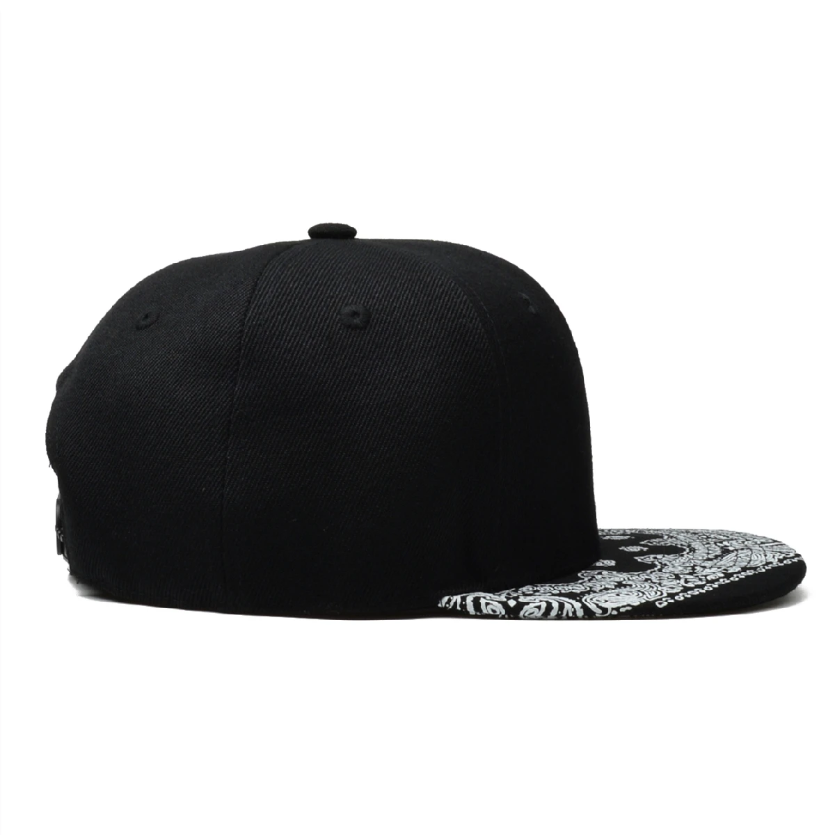 Print Black Snapbacks for Men Women Hip Hop Street Baseball Hats Sun Outdoor Snapback