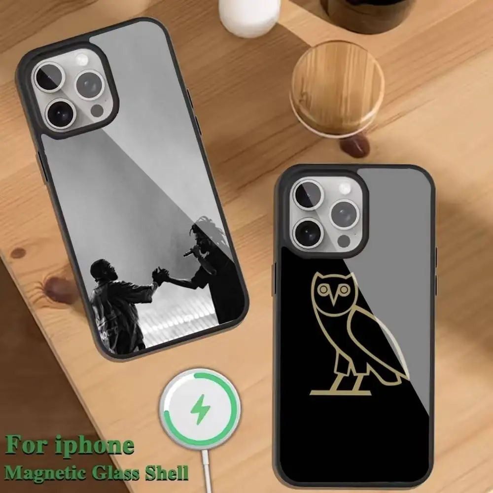 

D-Drake O-OvO O-OWL singer Phone Case For Magnetic Wireless Charge Cover For iphone 16 15 14 13 12 11 Pro Max Plus Coque