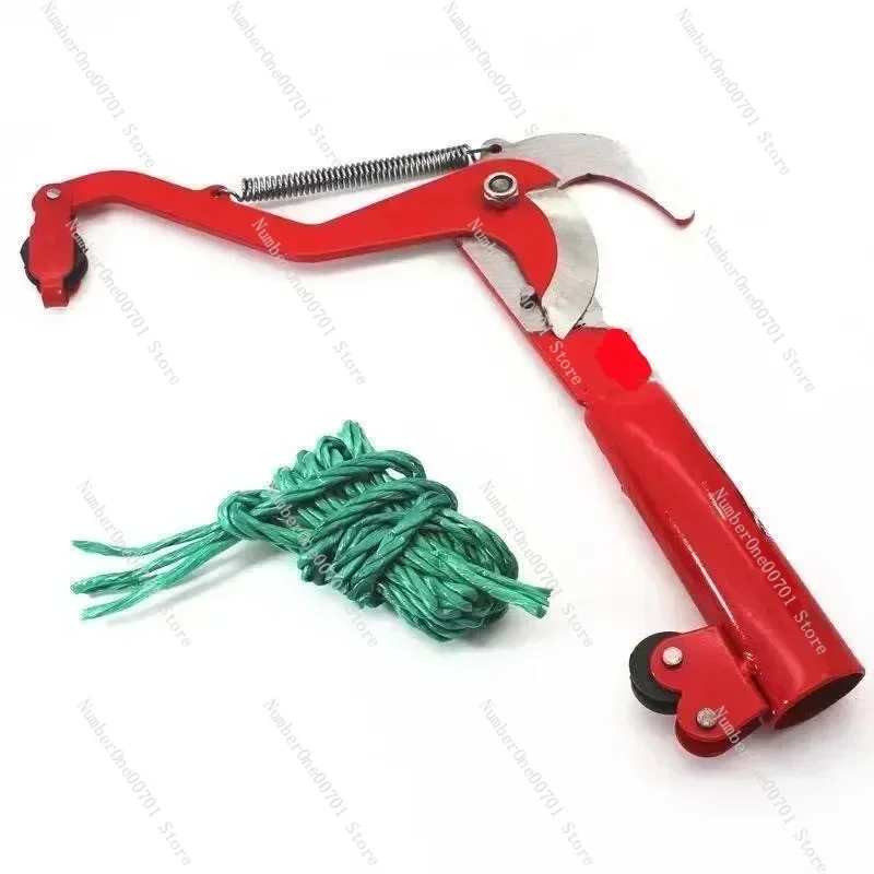 High Altitude Pruning Shears Tree Trimmer Branches Cutter Garden Pruning Scissor Pick Fruit Tool with Rope Useful Shear