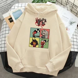 helluva boss hoodies y2k aesthetic anime male sweatshirts hoody hip hop streetwear Print Vintage Couple Hoodies Women Clothing