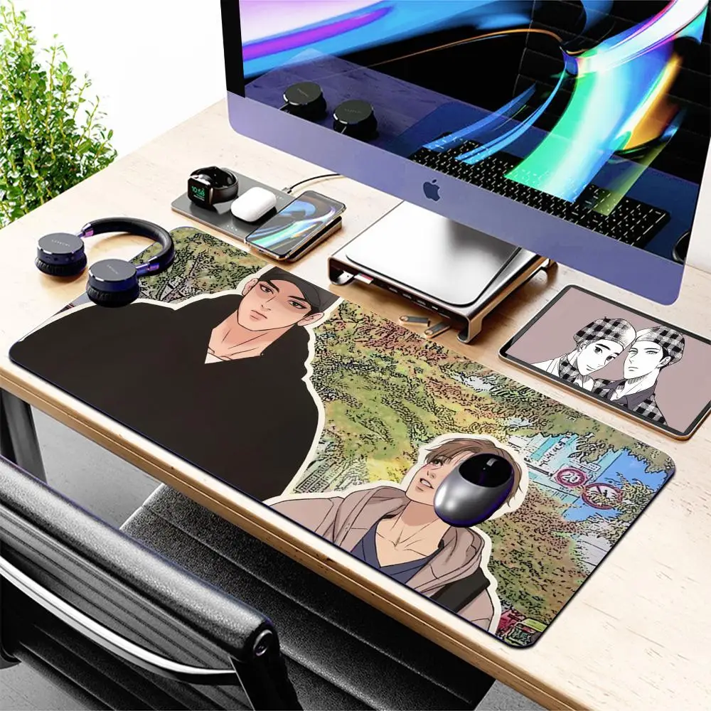 Fashion BJ Alex Luxury Cute Mouse Pad Large Anime Desk Mat Luxury Desktop Cartoon Gaming Gamer Keyboard Office Computer Cushion