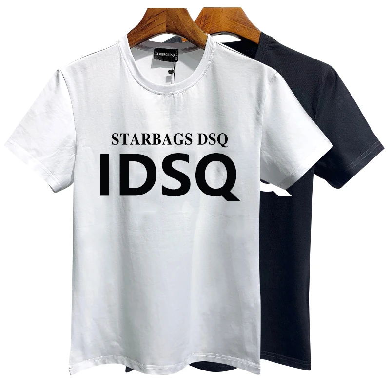 Starbags dsq 2024 new style Short Sleeve T-shirt Men\'s Letter Print Summer Cotton Fashion Italian trend top quality men gift box