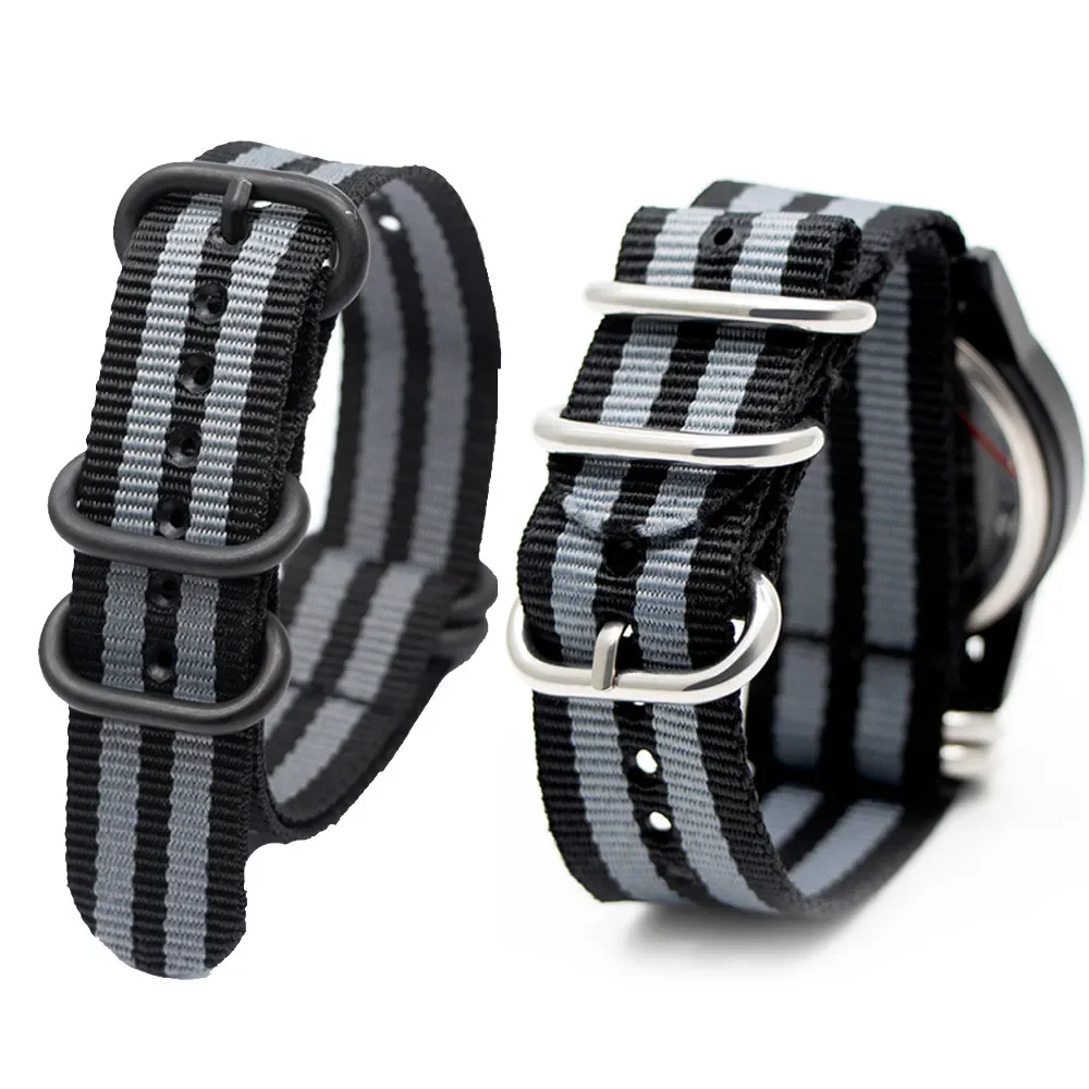 Sport Style High Quality Watchband For Braided Strap Nylon Replacement Band For Men And Women 18mm 20mm 22mm 24mm