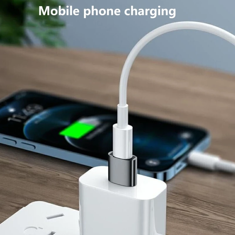 573A Nhẹ USB2.0 Sang Loại C Adapter Nam Đến Nữ Máy Tính Bảng Điện Thoại Nghe Bộ Chuyển Đổi Sạc Hỗ Trợ Truyền Tải