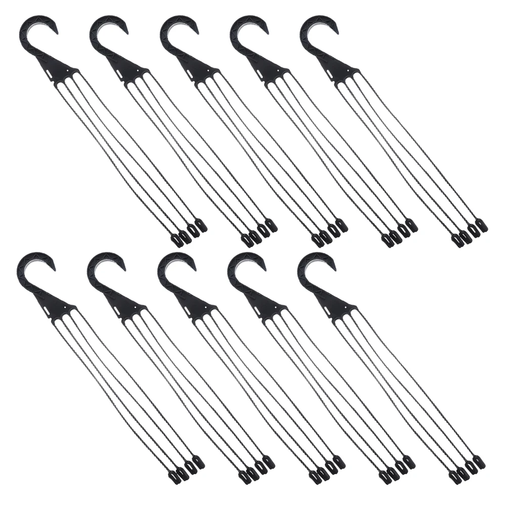 

10 Pcs Hanging Flowerpot Hooks Resin Material Lightweight Wall Planter Hooks Plants Outdoor Basket Storage Tools