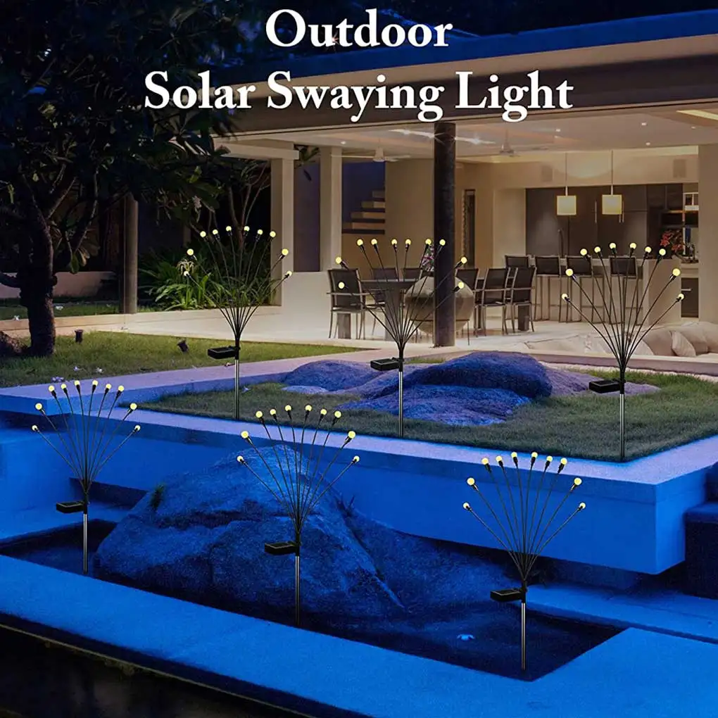 Stainless Steel Solar-powered Ground Light Portable Rainproof Outdoor Household Anti-rust Decorative Lamp Type 10