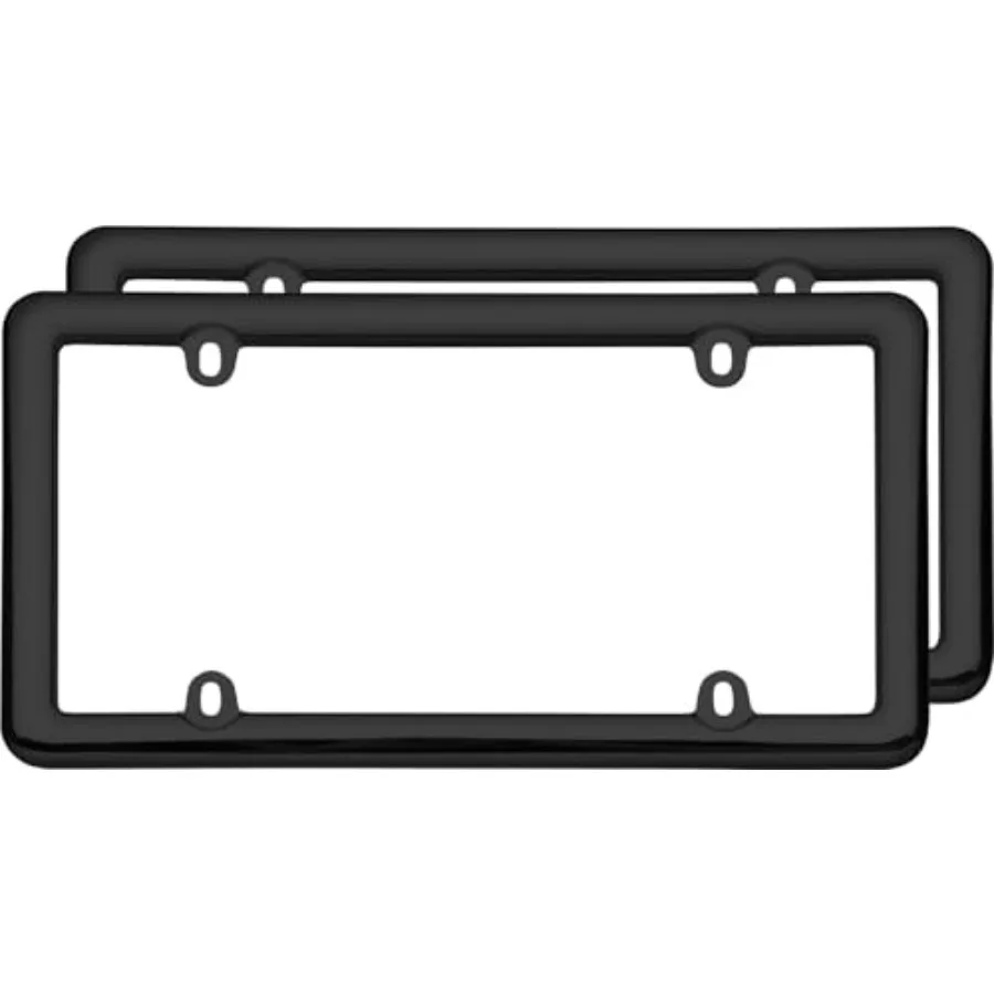 

064 Nouveau Two Frame Valu-Pak License Plate, Plastic