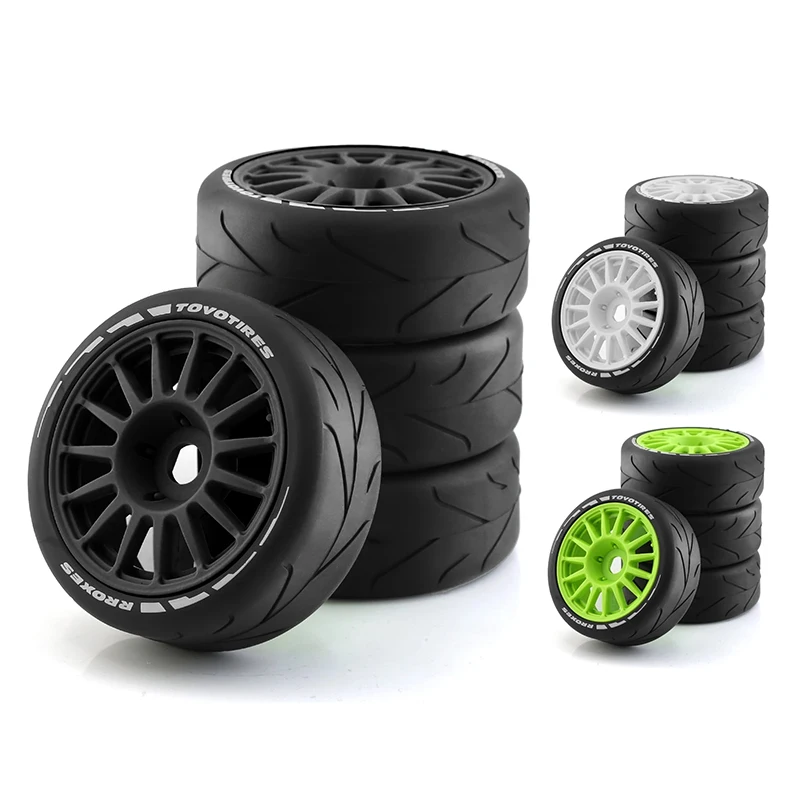 

1Set 103mm 1/8 RC Off-Road Buggy Rally Car Tires Wheel 17mm Hex for ARRMA Redcat Team Losi Kyosho VRX HPI WR8 HSP Hobao