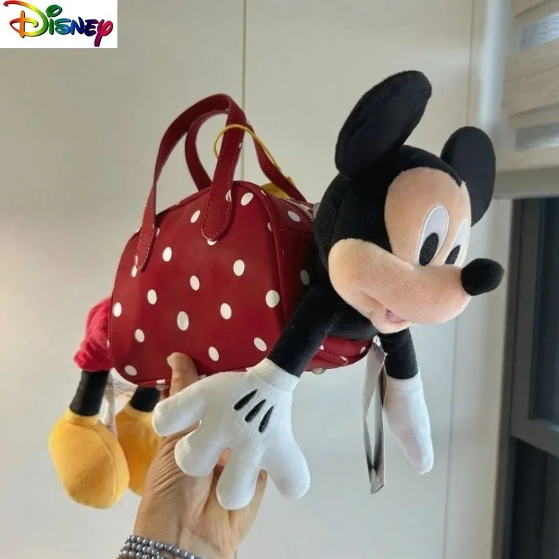 

Модная роскошная креативная сумка через плечо Disney с 3D мультяшным Микки для женщин, многофункциональная ручная сумка на плечо