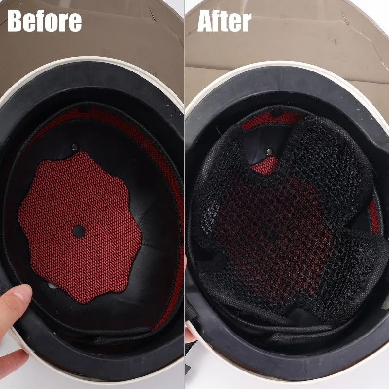 Motorcycle Helmet Cross-Shaped Insert Liner Cap Cushion Pad Breathable Quick-drying Sweat Wicking Helmet Insulation Lining Pad