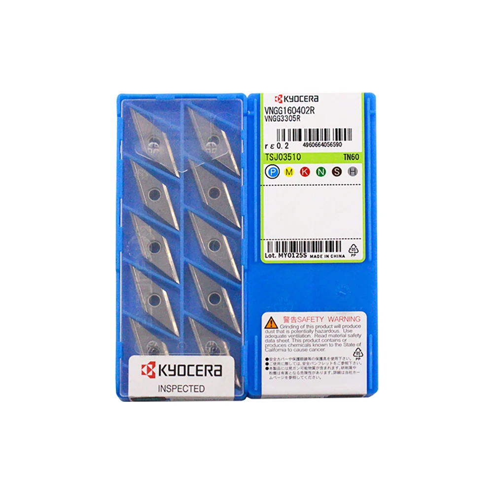 

Kyocera Original VNGG VNGG1604 VNGG160402R VNGG160404L VNGG160404R TN60 Turning Insert