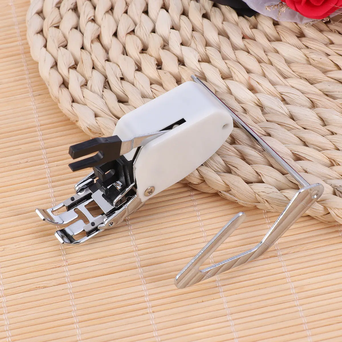 

Walking Foot with Quilt Guide for Sewing Machine Even Feed Presser Foot Multiple Layers Fabric Control Low Shank Compatible