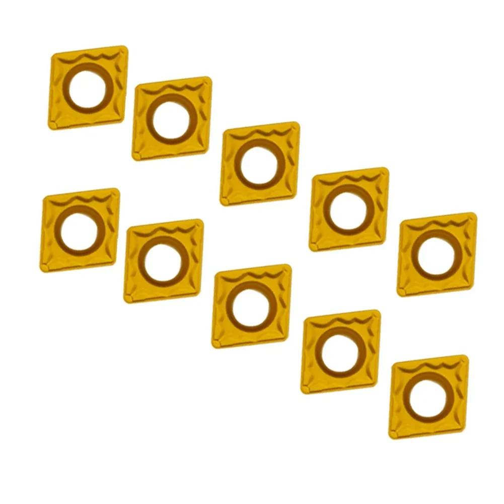 

CCMT09T308 HMP 10pcs CNC Turning Inserts for Steel and Cast Iron Excellent Wear Resistance and Reduced Cutting Force