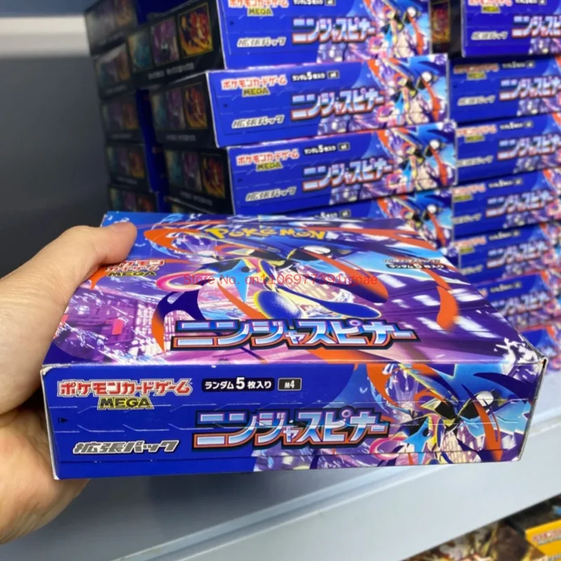 New 100%Original Pkm Trading Card Serise Blind Boxes Mega Dream Ex Golden Box Anime Periphery Booster Pack Collectible Toys Gift view 3