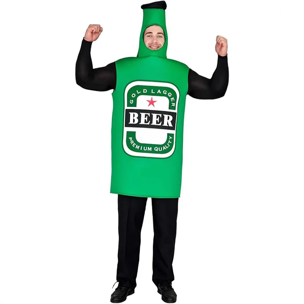 Neues Halloween-Bierparty-Spaß-Bühnenkostüm für Damen und Herren