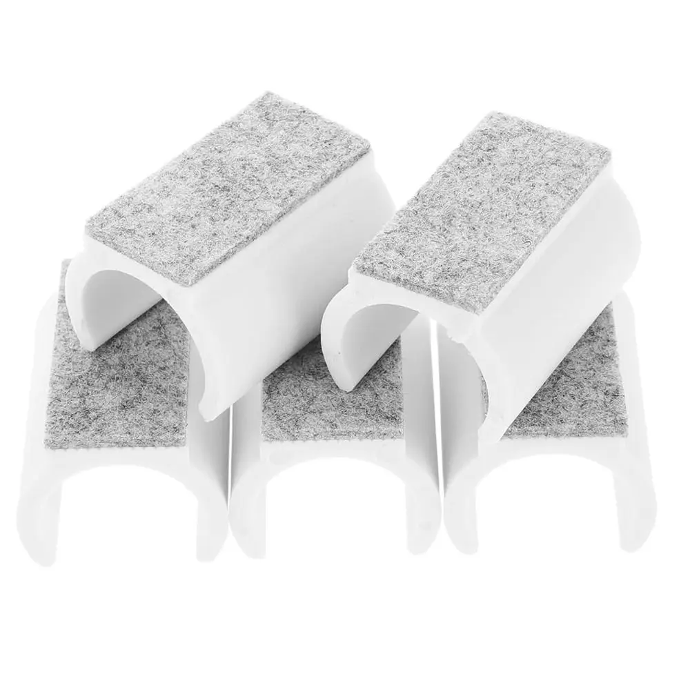 5Pcs U-shaped Furniture Pads Non Slip Noise Reduction Chair Legs Pads Durable Felt Floor Protectors Chair Feet Covers