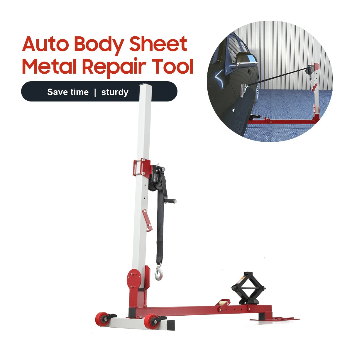 Kit piastra di trazione regolabile per carrozzeria Strumento per rimozione ammaccature per auto Strumento per riparazione ammaccature per auto