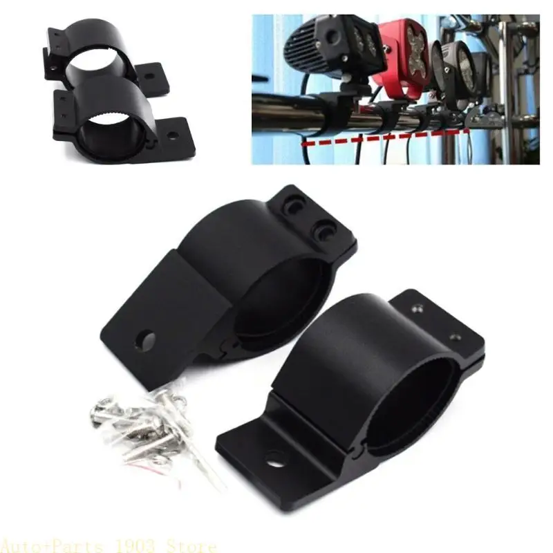 

E21C Offroad SUV Bullbar Tube Light Bracket Bar Roll Cage Lamp Clamp Mounting Holder