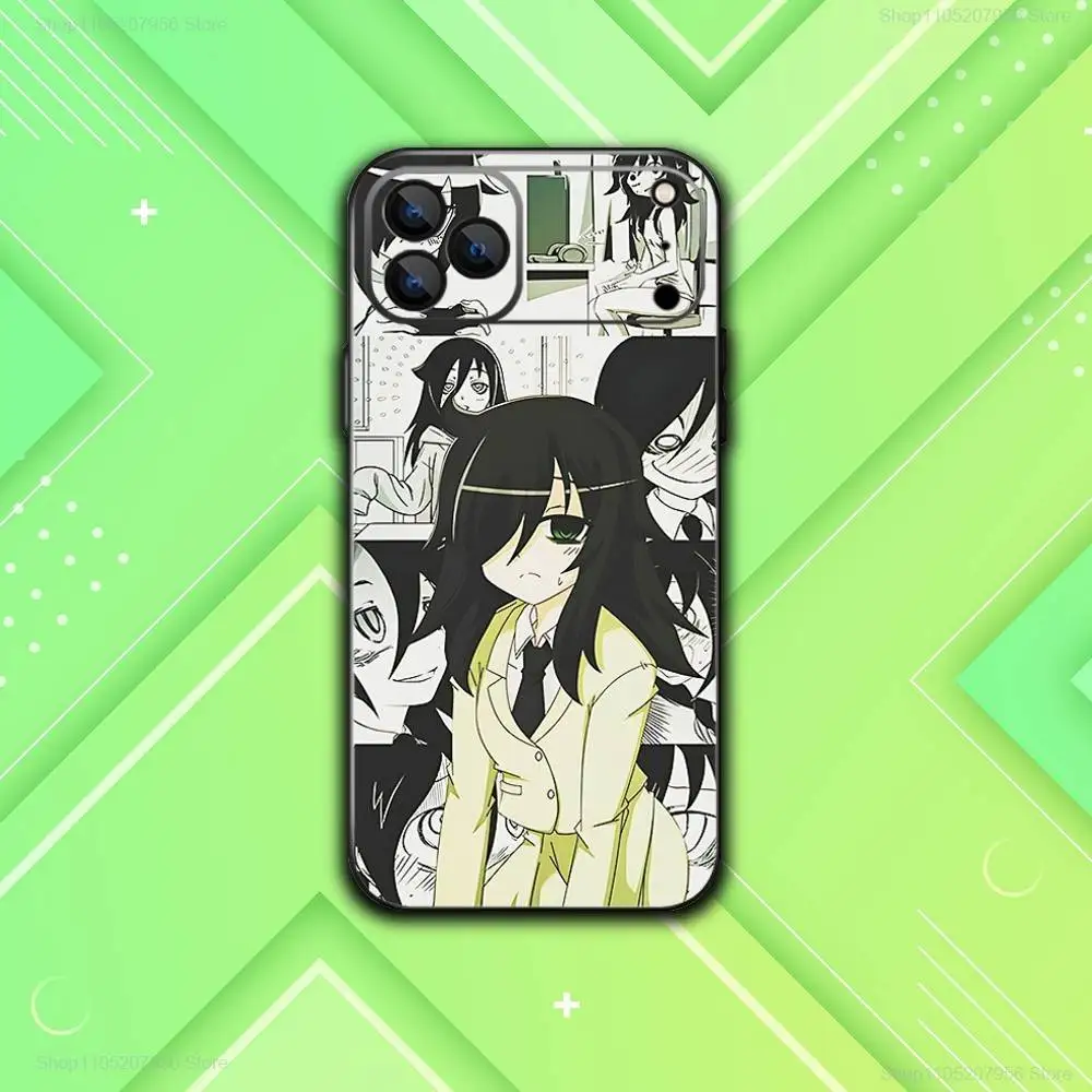 T-Tomoko K-Kurokis Cartoon Phone Case For iPhone 17,16,15,14,13,12,11,Plus,E,Air,Pro,Max,Mini Black Cover