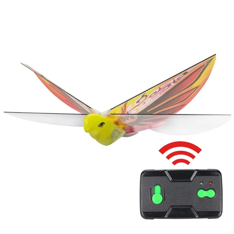 

Electronic Drone Flying Birds Remote Control Electronic Bird Lightweight Durable Simulation Luminous Bird Toy For Kids