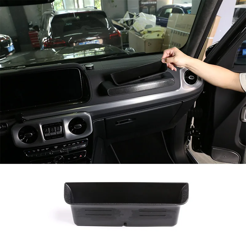 メルセデスベンツgクラスw463-g350-g400-g500-g500-g55-g63-g65-g800-2004-2019-副操縦士ハンドル収納ボックス-車アクセサリー