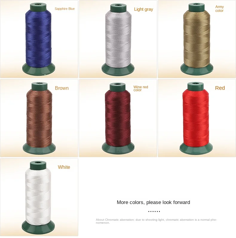 Nähmaschinengarn, großes Rollsofa, handgefertigtes Nylonseil, hochfeste Seide, leichtes Leder, Seidenschnüre, Jeans, dickes Garn – Detail 10
