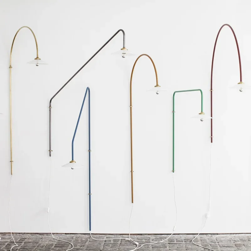 

Nordic, design, hotel, long pole, minimalist, rotating, wall lamp, restaurant