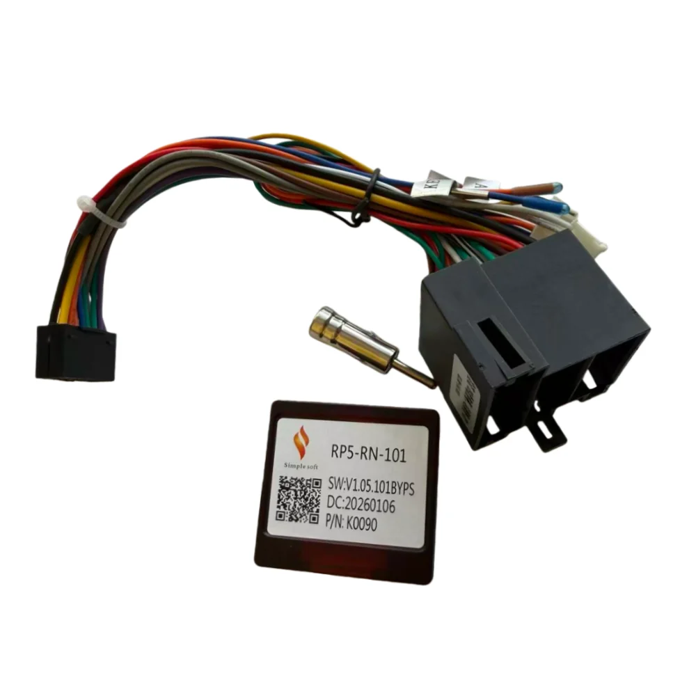 16 Pin For RENAULT Megane 2 /Clio 3 2002-2004 / Laguna 3 2007 Android Player Power Cable Audio Adaptor Dash Trim kit Facia Panel