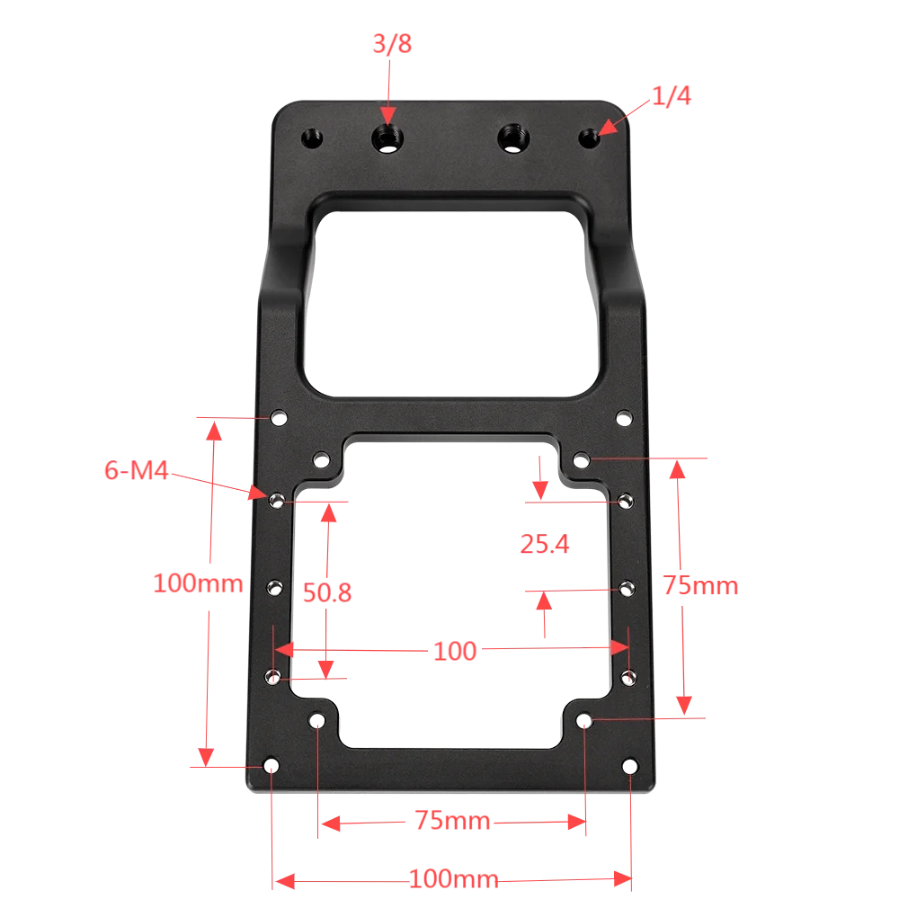 KUANJIE MH223 VESA Monitorhalterung ist ein Display-Controller, Monitor-Schnellmontageplatte, Fotografiezubehör. – Detail 8