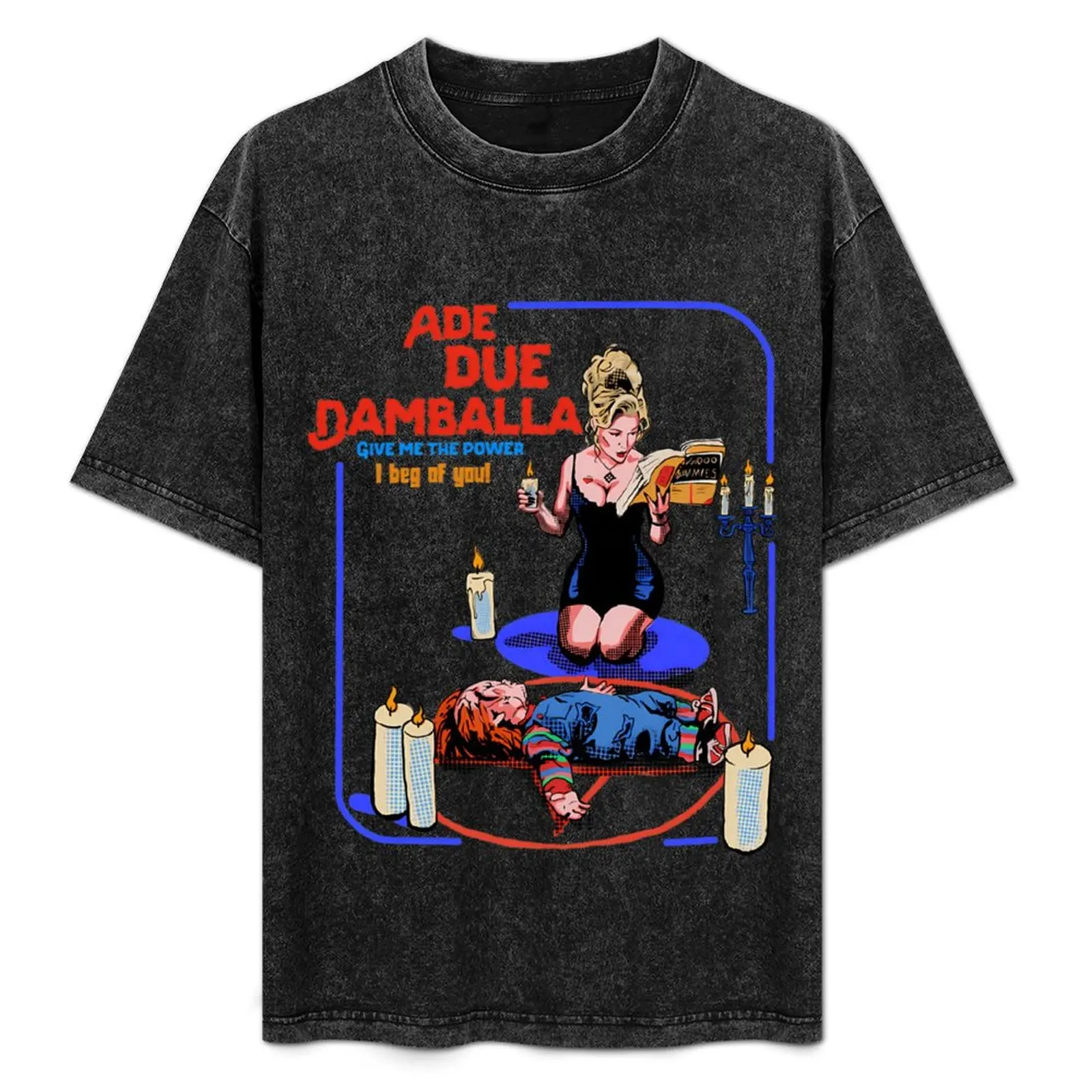 

Ade due damballa bride of chucky T-Shirt Stylish Graphic Short Sleeve Top